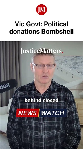 Vic Govt: Political donations Bombshell.