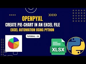 Excel Automation Tutorial - 21 | Creating Pie Charts in Excel | openpyxl | Python