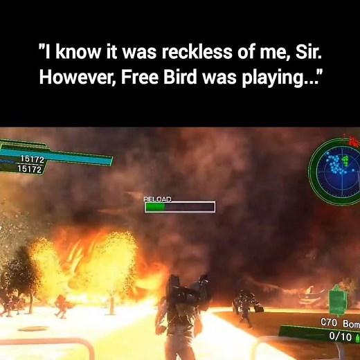 "But Sir, Free Bird was playing..." #edf #earthdefenseforce #gaming