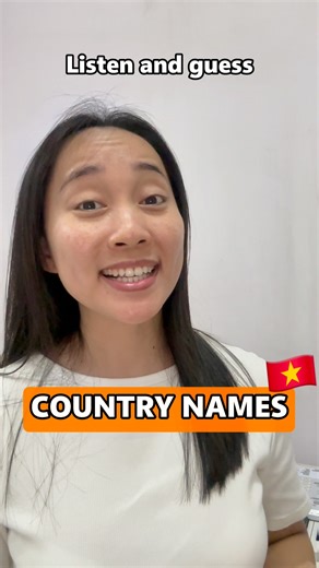 Guess these Vietnamese country names #shorts #learnvietnamese