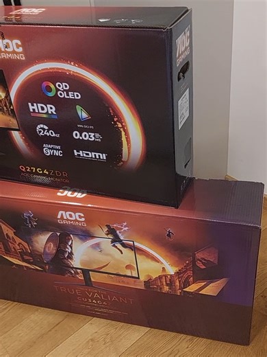 34inch Ultrawide vs 27inch OLED #gamingmonitor