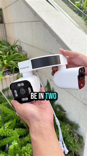 Must-have anti-thief gadget for home! Dual-lens camera, full coverage non-stop.#safetycamera #solarsecuritycamera #securitycamera #homesecurity