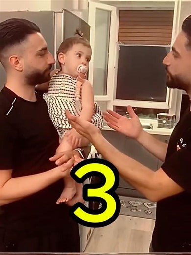 Funniest Baby Reactions to Parents Twins #family #babyshorts #babywhoamoments