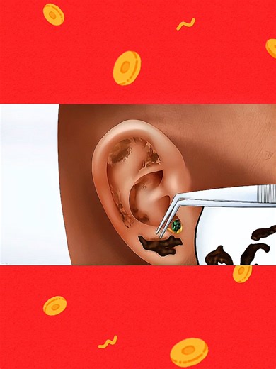 Ear Cleaning Skin Care Treatment ASMR Animation