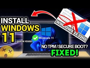 How to Install Windows 11 Without TPM, Secure Boot Error | Full Step-by-Step Guide