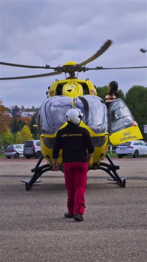 Christoph 66 Takes Off in Zweibrücken