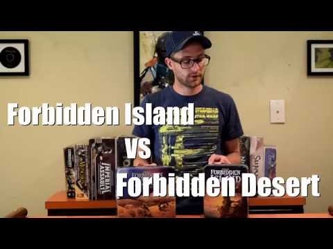 Forbidden Island VS Forbidden Desert//Review and Comparison