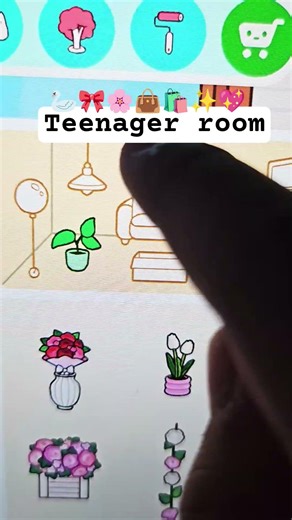 #tocaboca #teen teennager room tutorial🦢🎀