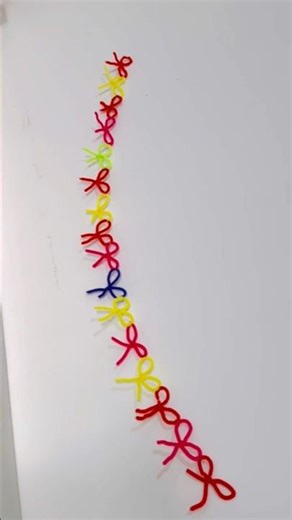 #Pipe cleaners using bow making tutorial |AFZ’sFadiya #shortsfeed #craftideas #trending #handmade