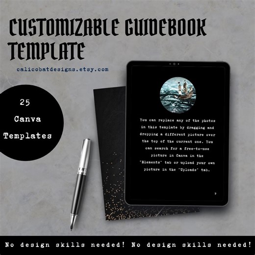 Nautical Guidebook Template for Social Media Creators Customizable in Canva (digital Download) - Etsy