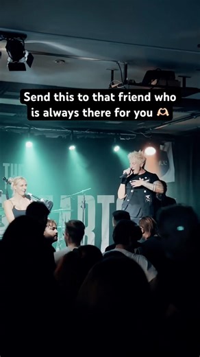 Hit subscribe and remember you’ve always got a friend at a #TheCloverhearts show ☘️