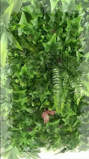 Vertical Garden Wall | DIY Faux Living Plant Wall | Indoor & Outdoor Foliage Decoration
