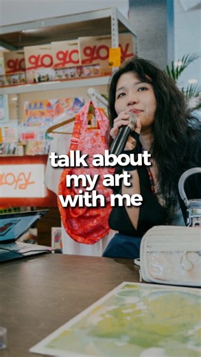 Ash | Xinyi | 馨仪 Illustration and Ink on Instagram: "Follow me as I go talk about my art (and tease some new pieces) folklore and mythology has always been a very dear influence to me and it’s so wonderful to be able to share that with others. Thank you so much @gof_y and @boutiquefairssg for taking me along for this ride and for @tiredbutwoke_ for coming along with me and @kzhk for doing all them cool things with your camera. A big thank you to @syne.sg for dressing me up too!"