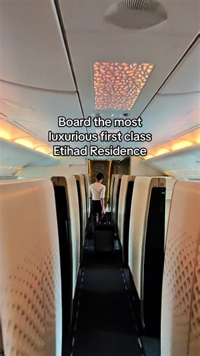 Etihad Airways has a 3-room private suite called “The Residence”, and it is the closest thing to flying private without owning a jet. Boarding first class was just the beginning. A private living room with a full sofa, a separate bedroom with a double bed, a private bathroom with a shower at 40,000 feet, and your own personal butler for the entire flight. One suite, one aircraft, zero compromises. It only exists on the Etihad A380 on specific routes, and I’m on it right now flying Toronto to Abu