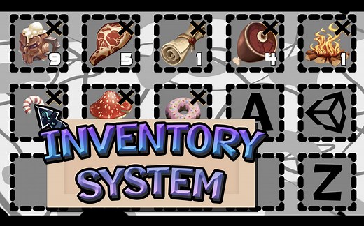Unity 2D Inventory System From A To Z (1-2) / 2D库存管理系统【1/2】