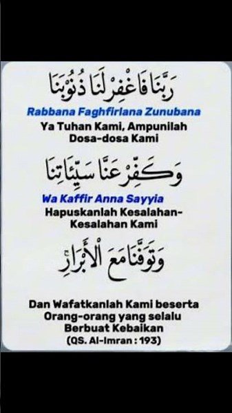 Quran Surah Ali 'Imran Verse 193