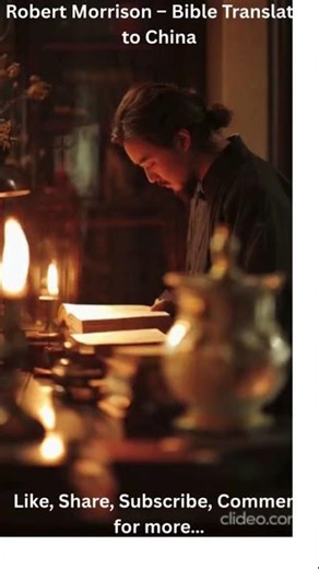 Robert Morrison – The Man Who Translated the Bible