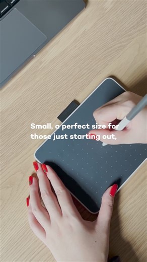 Embark on your digital art journey with Wacom One! Perfect for beginners, this drawing tablet offers a paper-like feel and comes in two sizes for ultimate creative freedom. Start creating with Wacom today! #wacomone #digitalart | Wacom India