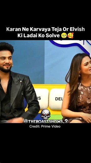 Karan Bhai Sort Elvish And Teja Fight 🥰 Playground Season 5 | @TheSocialFactory #elvishyadav #shorts