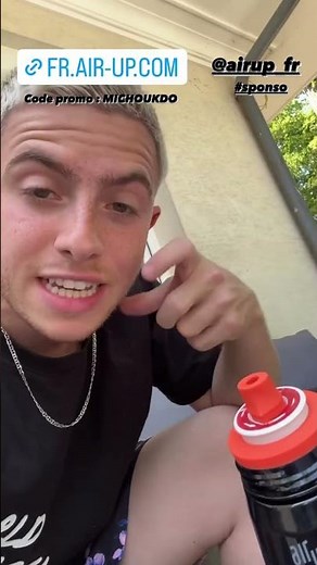 Michou donne son code promo pour airup
