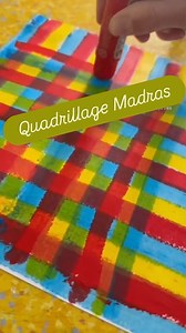Je republie un réel sympa de l'an dernier pour les nouveaux abonnés. "Le quadrillage Madras" que mes élèves avaient fait avec de la gouache en stick en alternant ligne verticale et ligne horizontale. Très intéressant de le travailler avec des moyens et des grands. #apprentissage#art#preschool#preschoolactivities#teacherlife#professeurdesecoles#artforkids#teammaternellechâtel | Maîtresse ds le Chablais