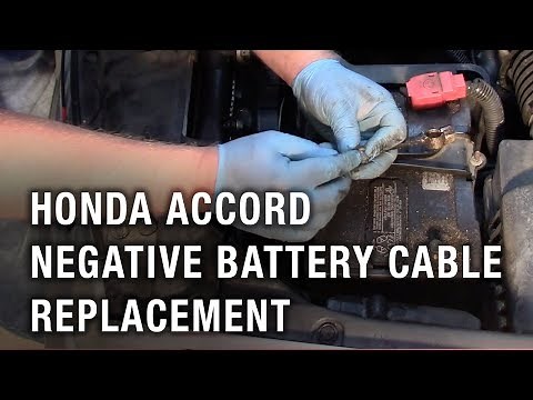 Honda Accord Negative Battery Cable Replacement