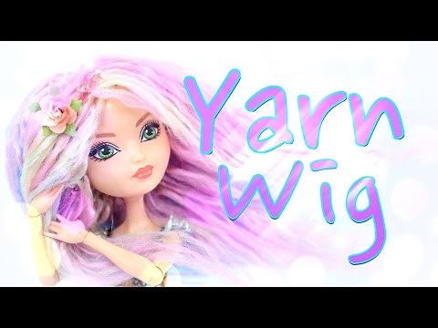 DIY - How to Make: Doll Yarn Wig - Handmade - Craft - 4K
