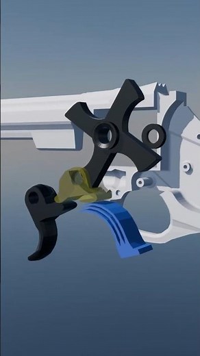 3D-Printed Rubber Band Gun Simulation #3dprinting #stlfiles #diy #fdmprinting