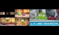 Mix of 2 videos from youtube : Up to faster 20 parison to om nom