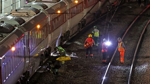 'Heroic' rail worker who tried to stop train knife attacker still in life-threatening condition