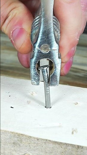 How to Pull a Nail Without a Nail Puller: Simple DIY Trick #shorts #diy #tip #lifehack