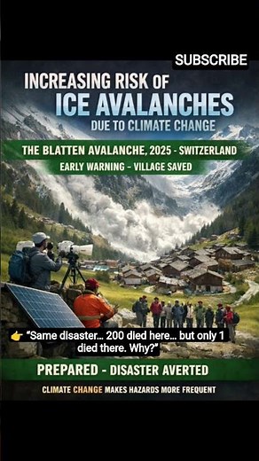 "Ice Avalanche Truth” #climatechange