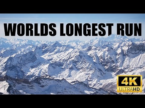 WORLDS LONGEST SKI RUN | ZERMATT🇨🇭2024 | 25km piste | 4K60