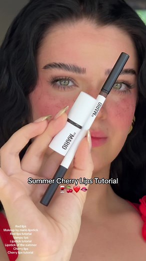 Summer Cherry Lips Tutorial with Makeup by Mario Lip Liner
