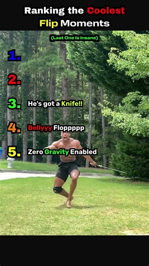 Ranking the Coolest Flip Moments #shorts #flips #crazy