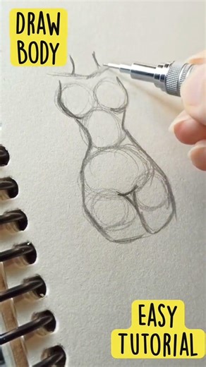 how to draw body easiest method🔥👀✨️ #art #body #anime