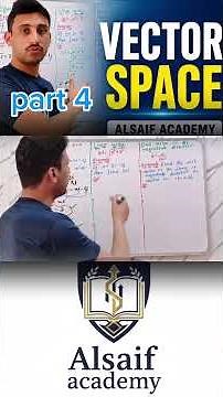 Vector Space Full Concept | Linear Algebra Lecture | Easy Explanation for Beginners | ALSAIF Academy