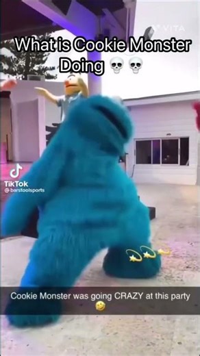 Cookie Monster dancing meme