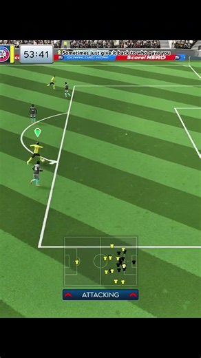 Sometimes you just go straight to your opponents and score 💪