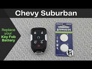 How to DIY Replace or Change a 2015-2020 Chevy Suburban Key Fob Remote Battery