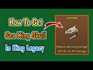 How To Get Sea King Skull In King Legacy [Update 7.1] | Sea King Skull Guide | King Legacy Halloween
