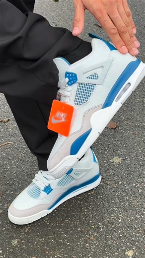 Jonathan kouassi on Instagram: "Air Jordan 4 Retro Military Blue from @stockxkicksvip code nathane (15% off) #stockxkicks"