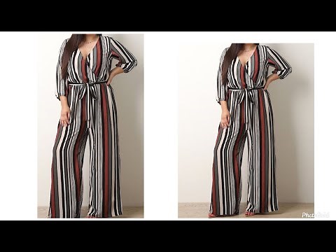 Sew Wrap Palazzo wide leg Jumpsuit (Easy)