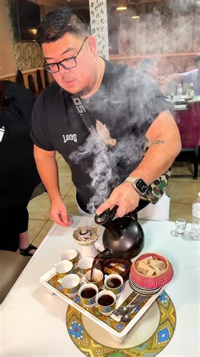 Ethiopian Food & Coffee Ceremony In Las Vegas at Lucy’s Ethiopian Restaurant. 📍 @lucy_lvn | Key To My Heart