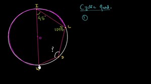 Solving inscribed quadrilaterals (Hindi)