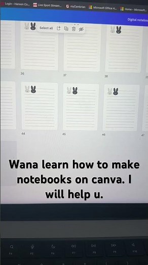 Which Notebook Design Do You Like More? 😍 Canva Notebook Ideas. #digitalart #design #canvas #learn
