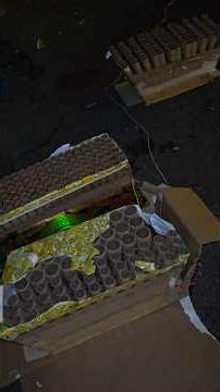 mini fireworks show set-up