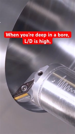 Anti-Vibration Boring Bar #cncmachine #cnc #cncmachining