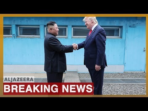 Trump-Kim historic handshake: Leaders meet at DMZ in landmark visit