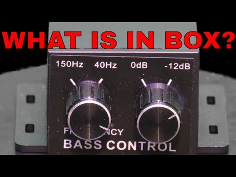 Radio Remote RCA Bass Control, Inline Subwoofer Amp Controller~ Full Unboxing, Full Description